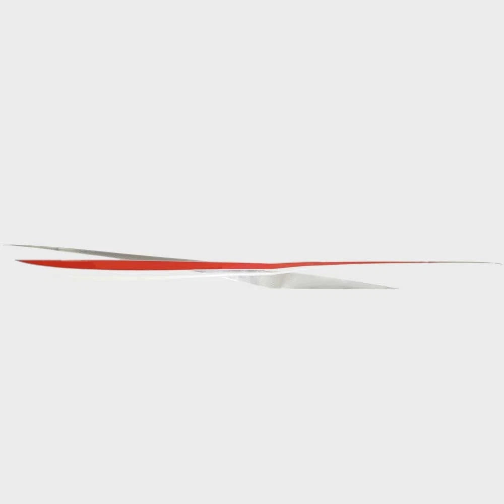Tracker Boat Graphic Decal 185060 - 110 3/4 X 6 3/4 Inch Red Gray