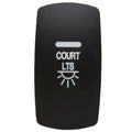 Carling Boat Switch Cover Plate - COURT LTS Actuator Lighted