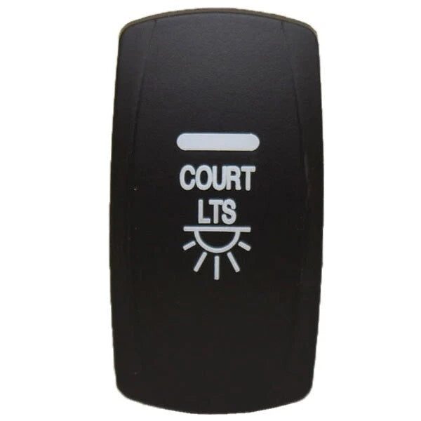 Carling Boat Switch Cover Plate - COURT LTS Actuator Lighted