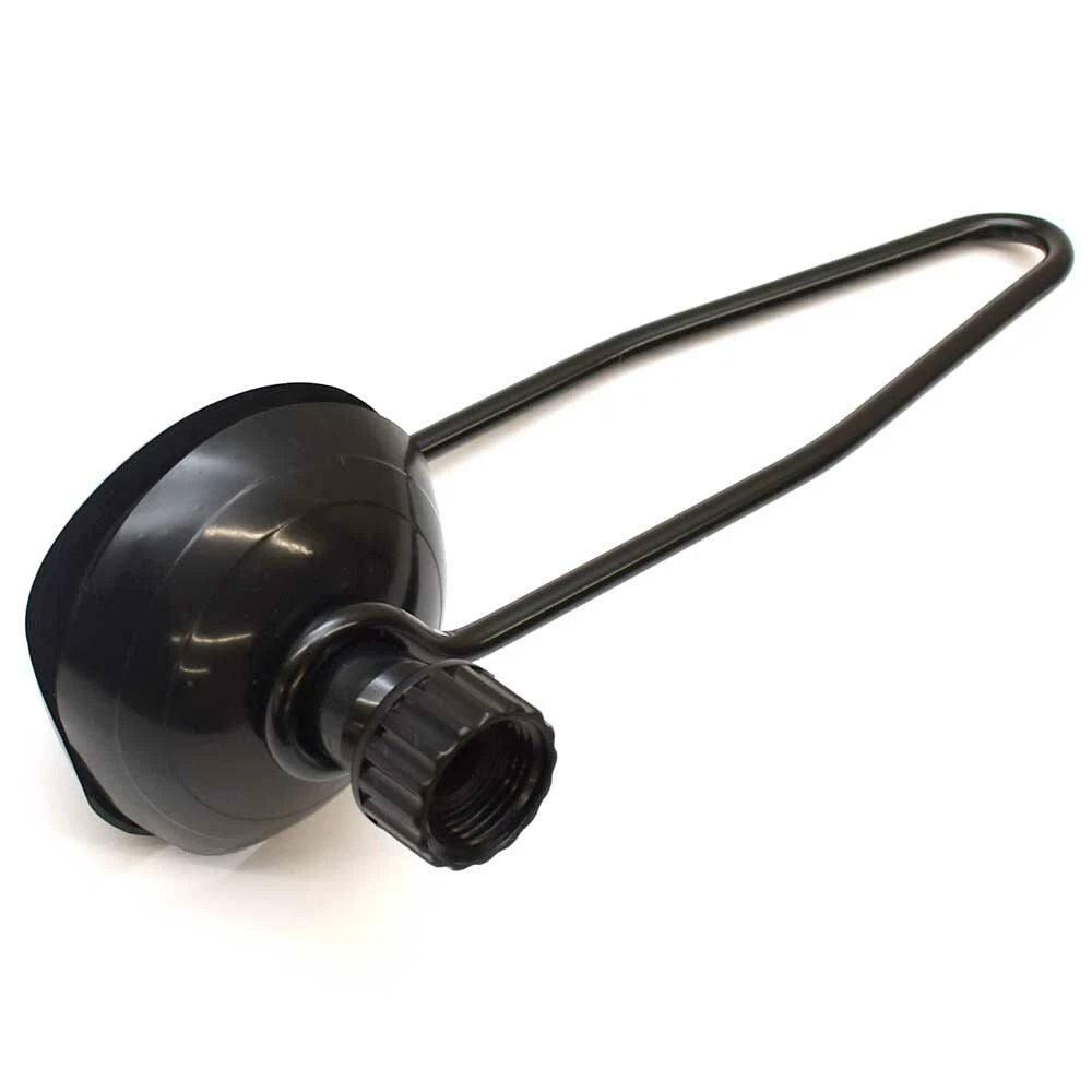 Shoreline Marine Boat Motor Flusher SL52205 - Universal Round Cup Black