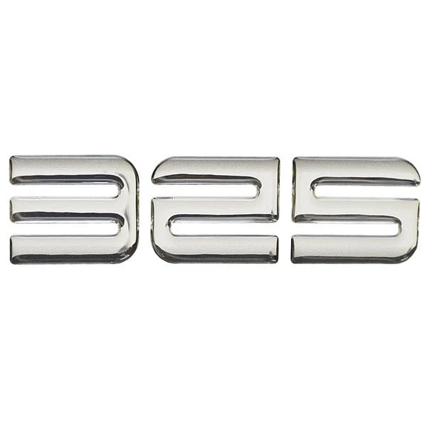 Doral Boat Raised Decal 325 - Intrigue 5 5/8 X 1 1/2 Inch Silver