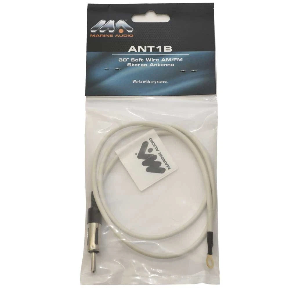 Jensen Boat AM/FM Stereo Antenna ANT1B - Supra Soft Wire 30 Inch