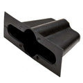 Boat Cleat Drainage Receptacle - 4 1/2 X 7/8 Inch Black