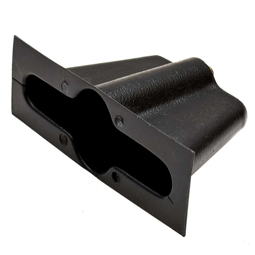 Boat Cleat Drainage Receptacle - 4 1/2 X 7/8 Inch Black