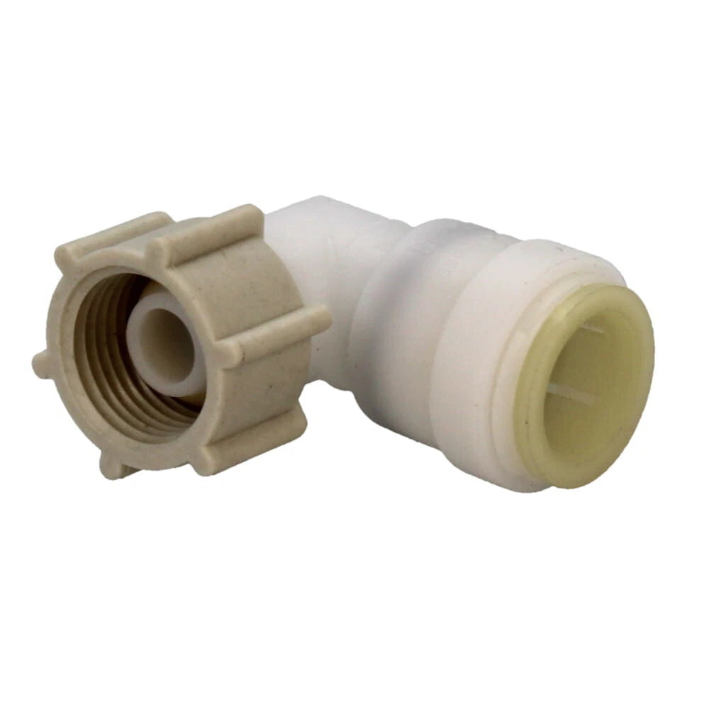 Watts Boat Elbow Fitting 3520-1008 - QC Female Swivel 3/4 Inch Plastic