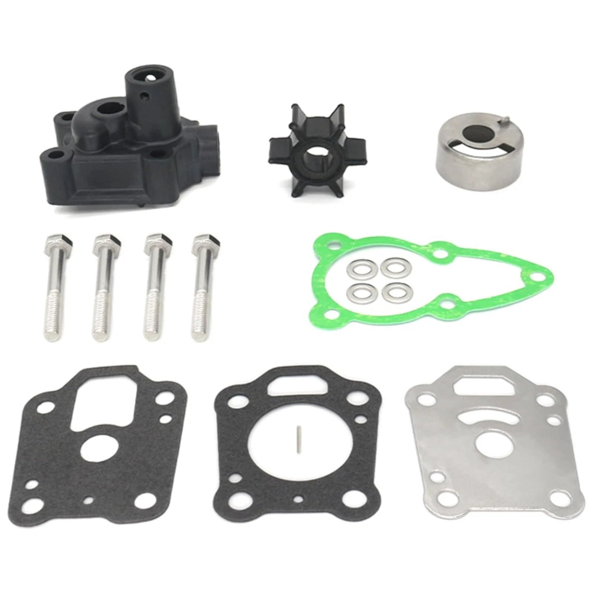 Water Pump Impeller Housing Kit for Evinrude Johnson Outboard 4 Stroke 4HP 6HP
