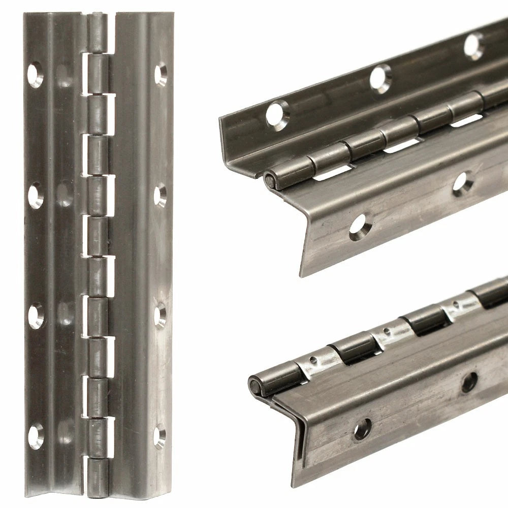 Cobalt Boat Offset Piano Hinge 520315 - 16 Gauge SS 6 X 1 3/8 Inch