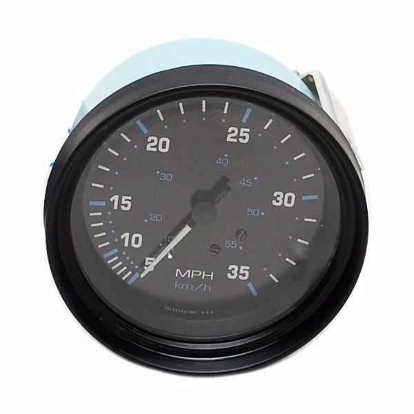Teleflex Boat Speedometer Gauge 56964P - Vector Series Black (kit)