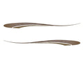 Rinker Boat Hull Decals 218128 - Festiva Rose Gold Stickers (set of 2)