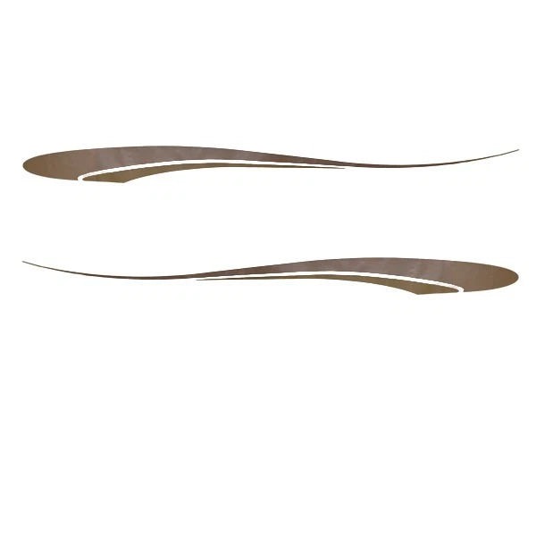 Rinker Boat Hull Decals 218128 - Festiva Rose Gold Stickers (set of 2)