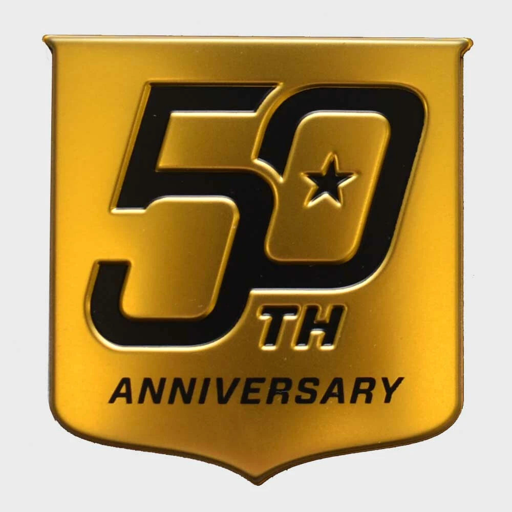 MasterCraft Boat Raised Emblem Decal 750239 - 50th Anniversary Shield Sticker