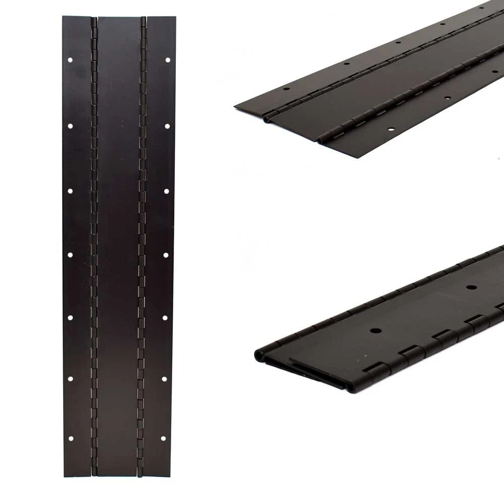 Hunt Boat Double Pin Hinge 8368874 - 22 Inch Black Aluminum