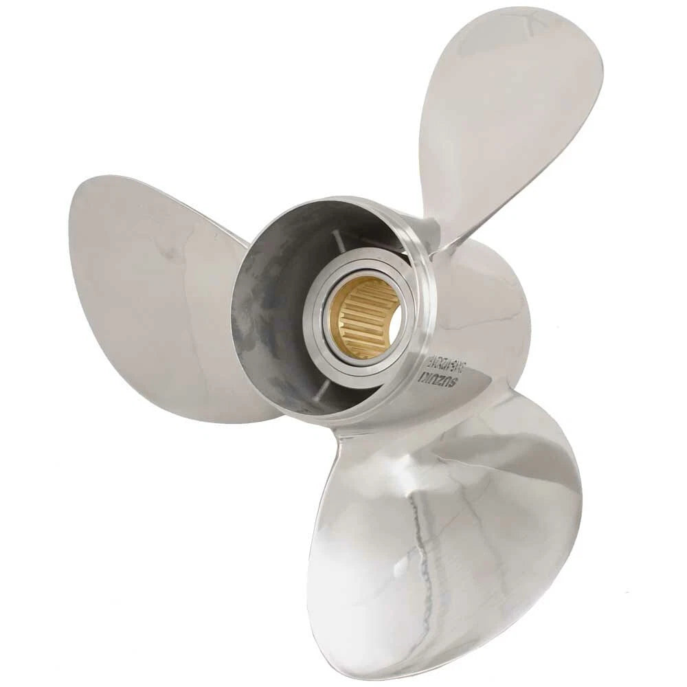 Suzuki Watergrip Boat Propeller 990C0-0090F-21 P - Front 15 1/2 X 21P