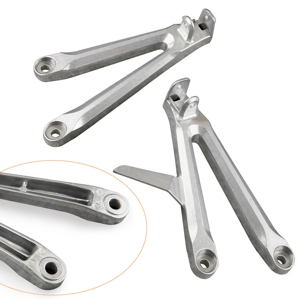 2pcs Motorcycle Silver Rear Foot Pedal for HONDA CBR 600RR 2005 2006