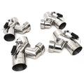 Baja 6.2L Boat Exhaust Diverter Kit 41915 - 4 Inch Stainless (4PC)