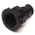 Marine East Boat Hose Adapter Fitting - 1 1/4 to 1 Inch Black