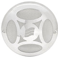 Four Winns Boat Speaker Grille 200828 - 7 Inch Mirrored Stainless Steel