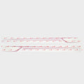 Larson Boat Graphic Hull Decals 8161141 - 2018 LX Red 156 1/2 Inch 2PC