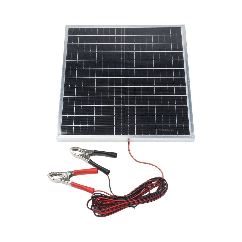 12W 12V/18V Portable Solar Panel with Aluminum Frame for Car Boat for Home