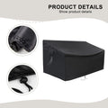 Waterproof Dust Cover for Outdoor with Ventilation Openings and Handles