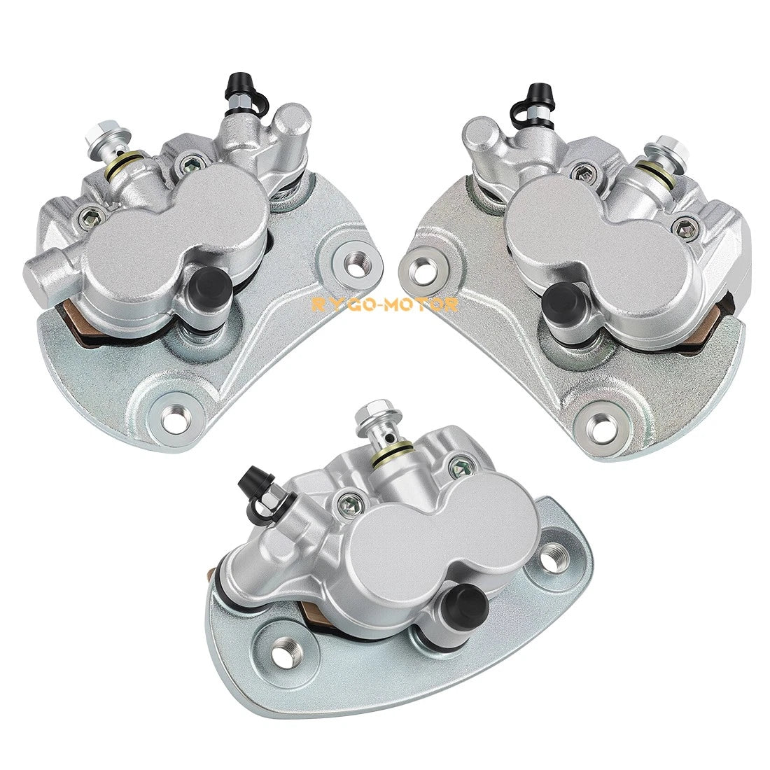 Front & Rear Brake Calipers with Pads for Can-Am Commander 800 800R Max 2011-2020