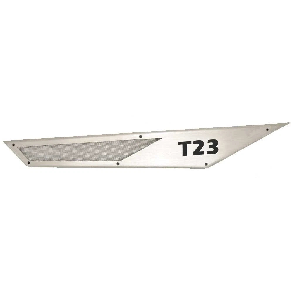 Axis Boat Stern Vent Grille 3328090.1 - T23 Brushed Aluminum (STBD)