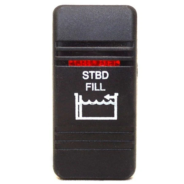 Carling Boat Contura III Rocker Switch Actuator - STBD Fill Lighted