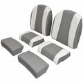 Ranger Boat Leaning Post Seat Cushions - 2510 Bay Gray White (6 PC)