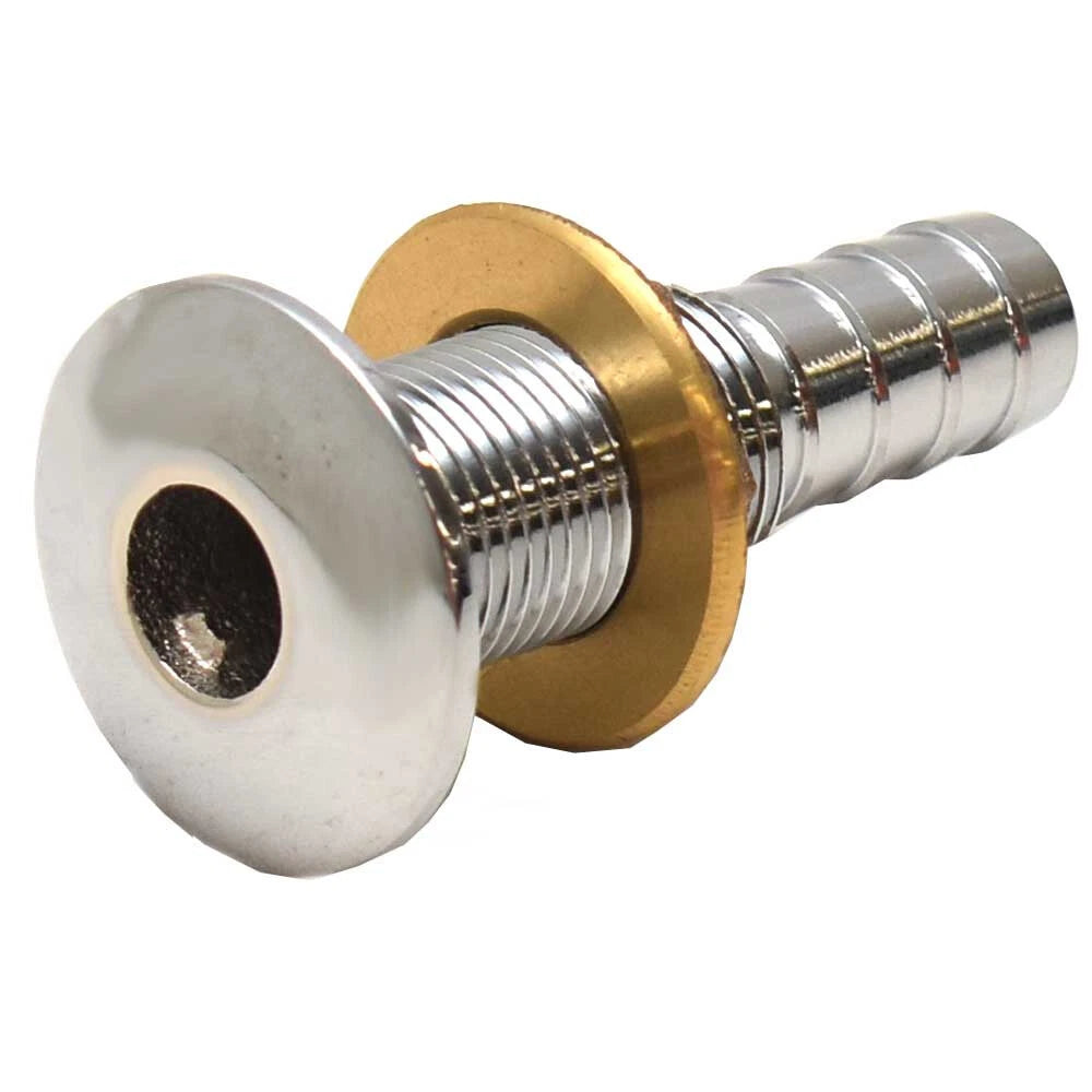 Rinker Boat Thru Hull Fitting 7450170 - 5/8 Inch Stainless Steel