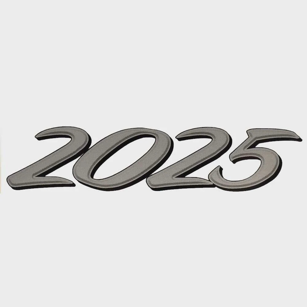 Lund Boat Model Number Decal Sticker 1986310 - 2025 Silver Black