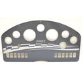 Rinker Boat Blank Gauge Panel 206382AA - 262 Captiva SS Gray Aluminum