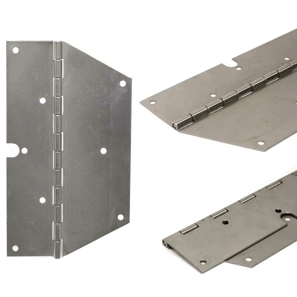 Stingray Boat Hinge - 6 3/4 X 12 Inch 12 Gauge Stainless Steel