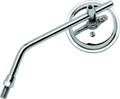BikeMaster Adjustable Round Mirror 3in for Motorcycles and Powersports Vehicles