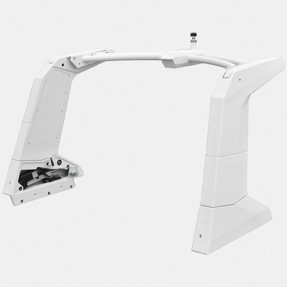 Aviara Boat Power Folding Tower - 86 Inch Hard Top Glossy White