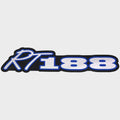 Ranger Boat Model RT188 Decal 330930 - Black Blue Silver Sticker