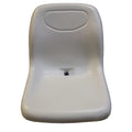 Grey Vinyl Waterproof High Back Seat Fits Gator Style Fits Mowers Skid Steers
