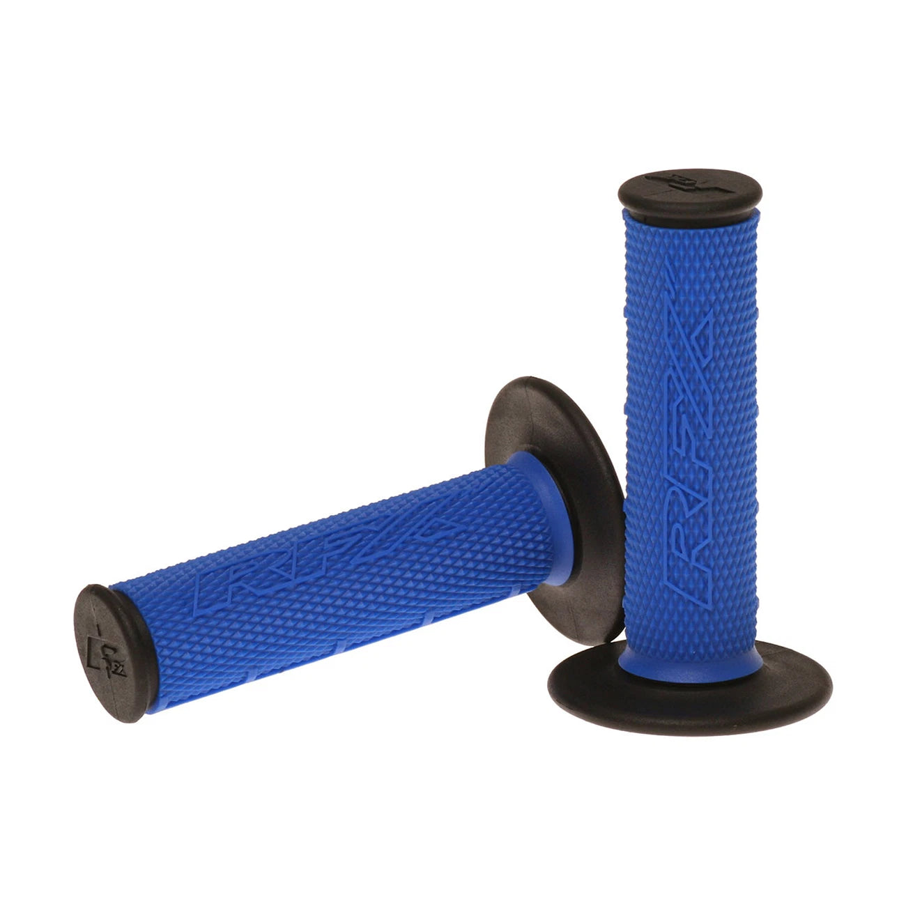 RFX Dual Compound Grips Blue with Black Ends for Offroad Motorcycles 2010-2023
