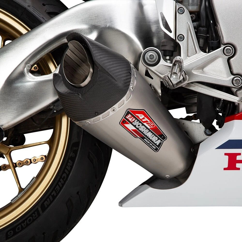 Yoshimura AT2 Stainless Slip on Exhaust for Honda CBR1000RR SP 2017-2019