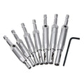 5/64in, 7/64in Durable Self Centering Hinge Hardware Drill Bit Set