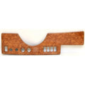 Rinker 340 Express Cruiser Boat Blank Switch Panel 206721A - Woodgrain