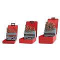 HSS Drill Bit Set with Titanium Coating for Stainless Steel and Plastic