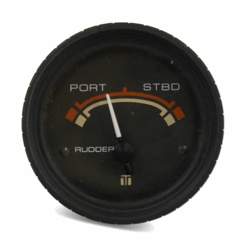Teleflex Boat Rudder Angle Gauge 1198372 - 2 Inch Black