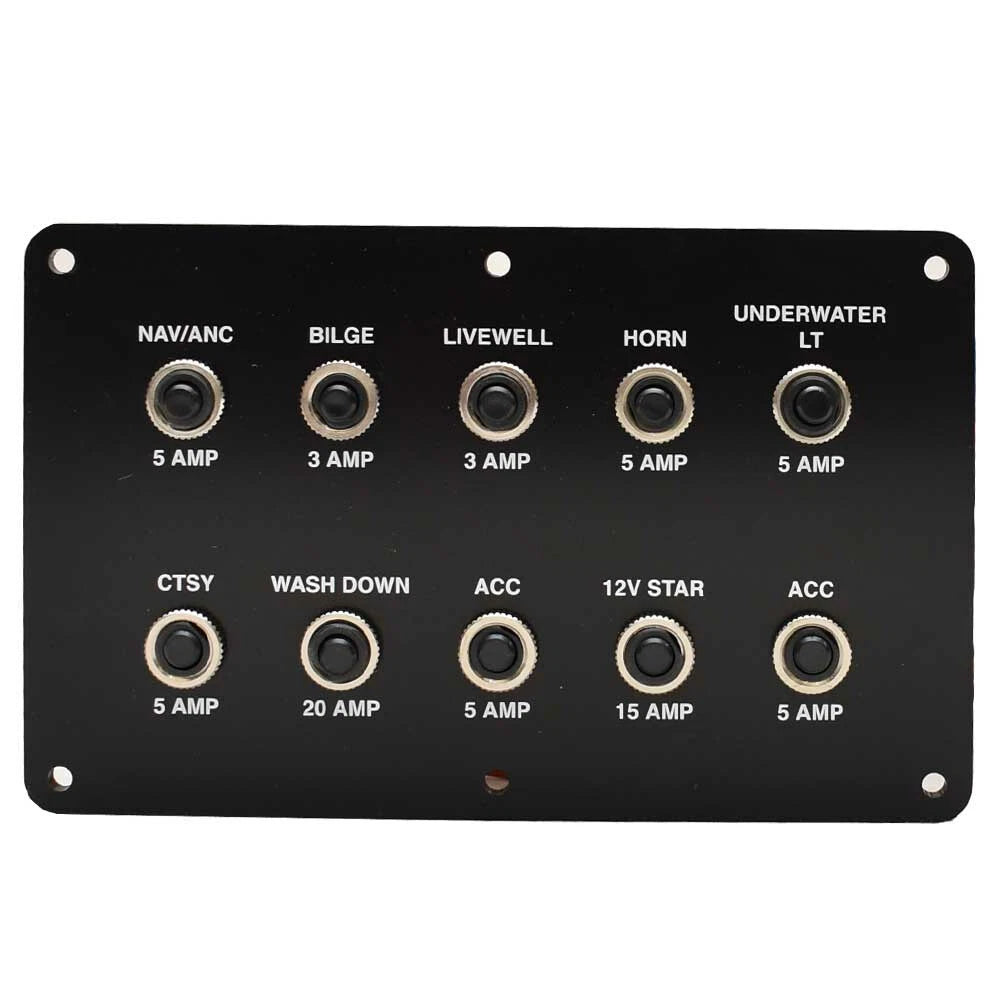 Lund Boat Breaker Panel 2336998 - GCS Black 6 1/8 X 2 3/4 Inch
