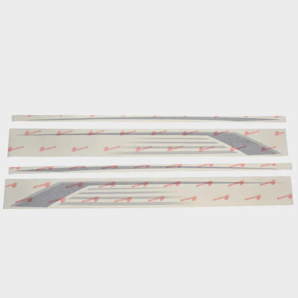 Larson Boat Hull Graphic Decals 160446-03 - 2019 LX Blue Black 4 Piece