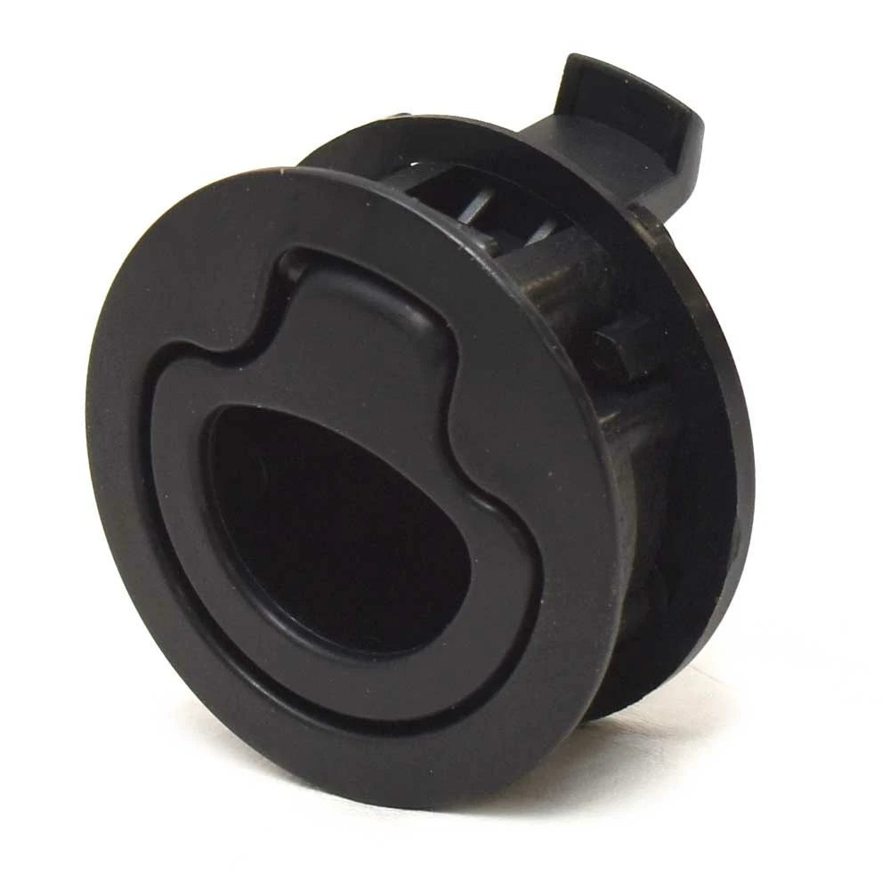 Boat Pull Latch - Non-Locking Black Plastic 2 1/8 Inch