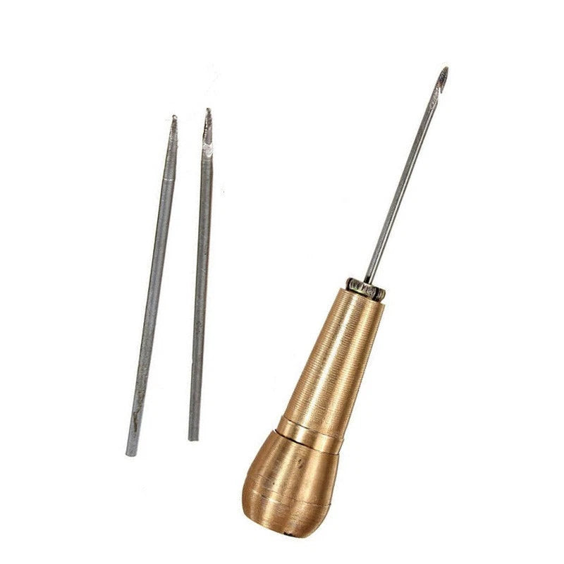 4X Sewing Shoe Repair Tool 1 Sets Sewing Tools Needle Awl Leather Craft Tool UK