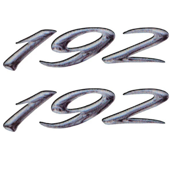 Rinker Boat Decals - 192 Captiva Gray Stickers (pair)