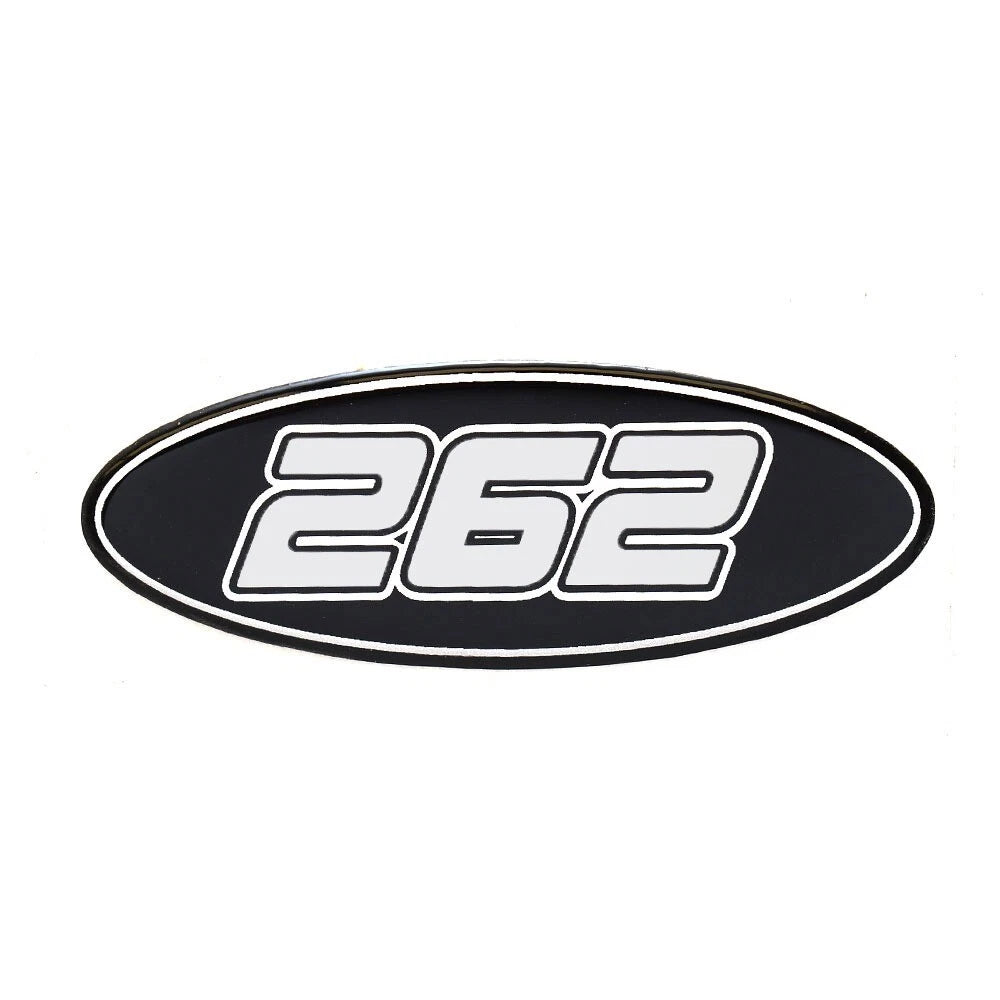 Crownline Boat Raised Decal 40184 - 262 CR Black Mirror