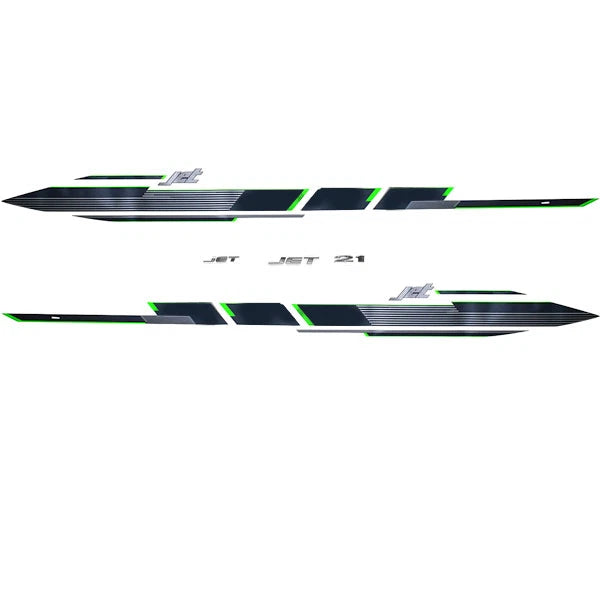 Sea Ray Boat Graphic Decal 2109046 - 21 Jet Green 2013 (kit)