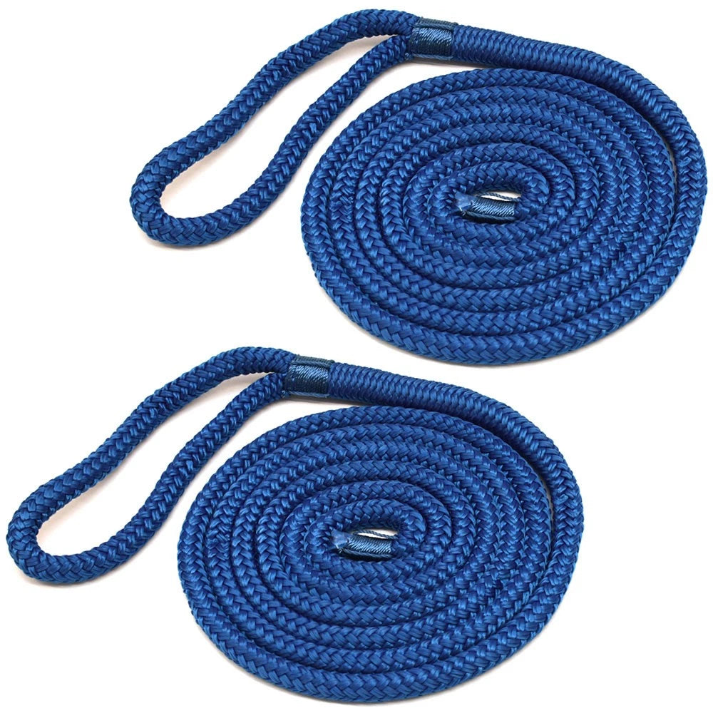 Extreme Max Boat BoatTector Fender Lines 3006.2171 - Blue 6Ft (2Pc)